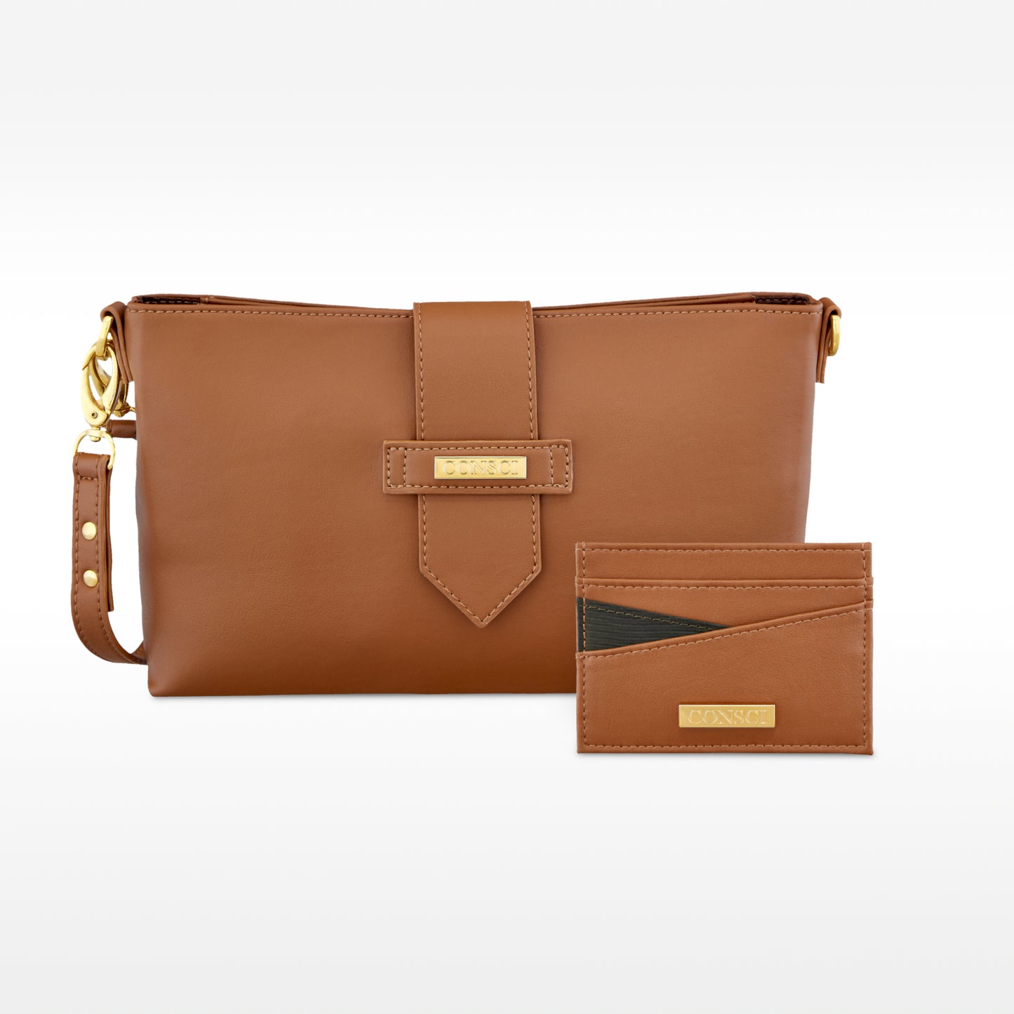 Abendtasche und Kartenetui aus Kaktus-Leder