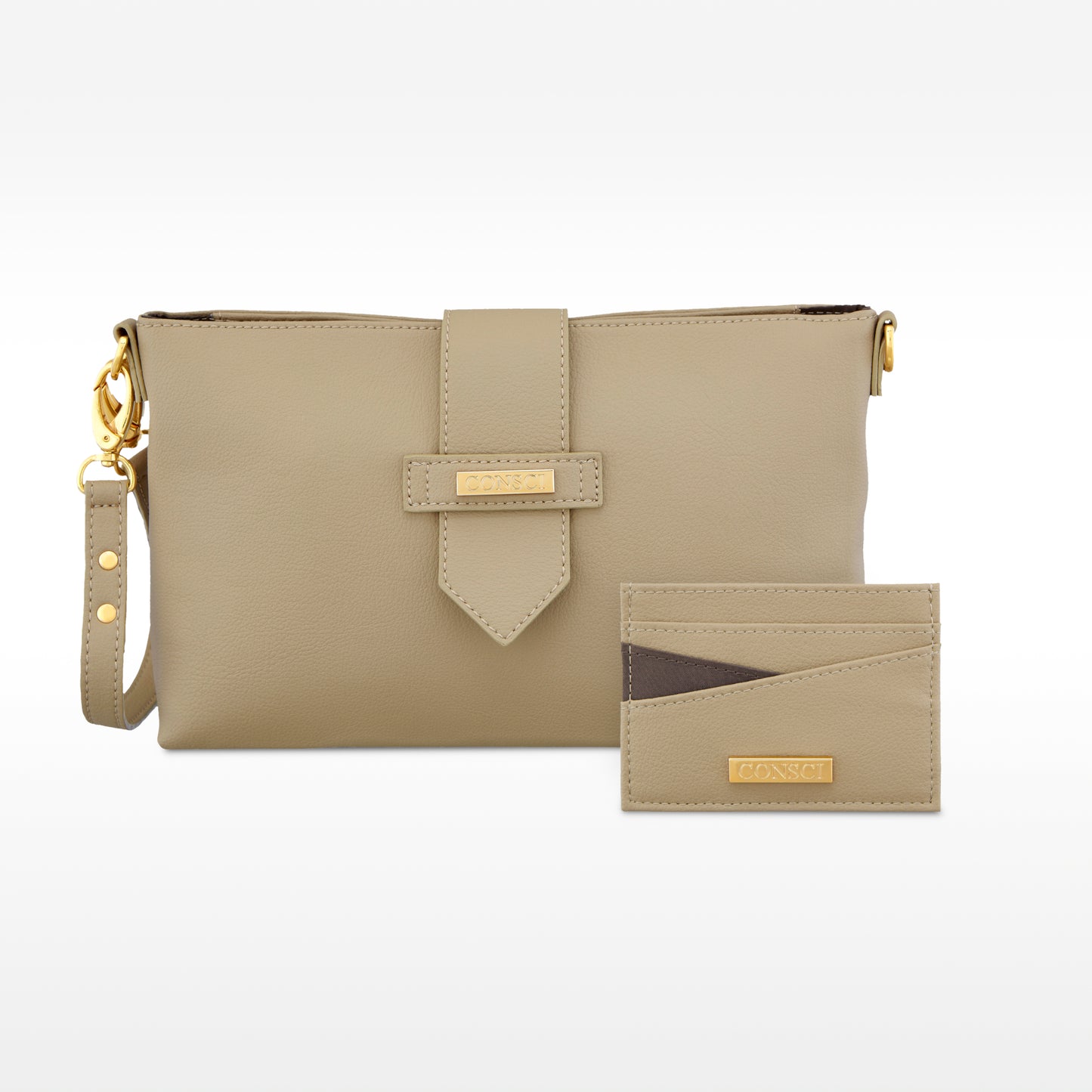 Handtasche und Kartenetui aus Kaktusleder